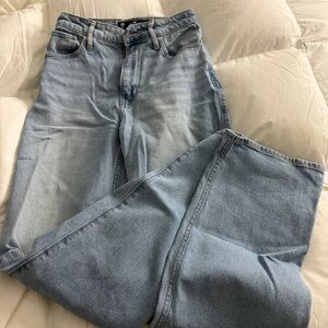 Hollister Light Blue Wide Leg Jeans